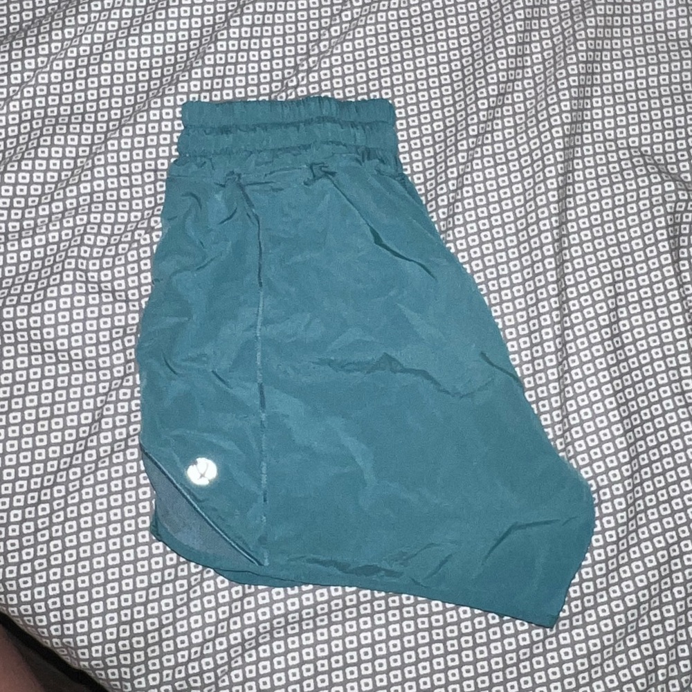Teal Blue lululemon hotty hot shorts